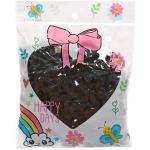 Резинки для волос 100шт «МИНДАЛЬ», цвет черный, d-2см●