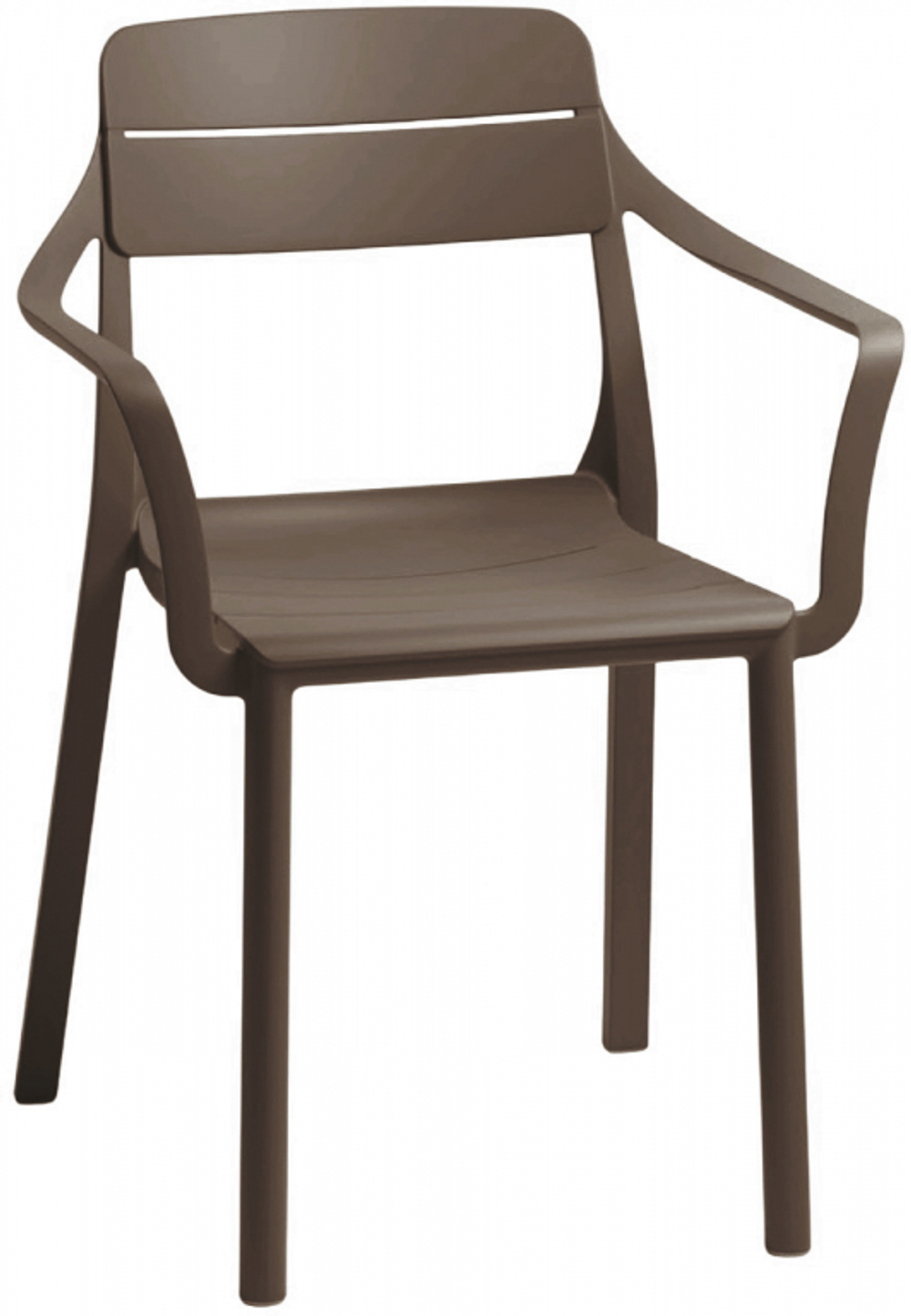 Кресло пластиковое Nardi Cassia, табак