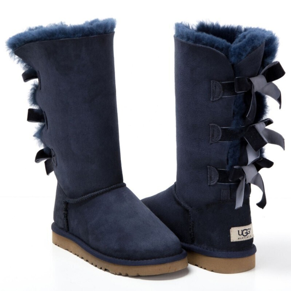 Угги Bailey Bow Tall Navy