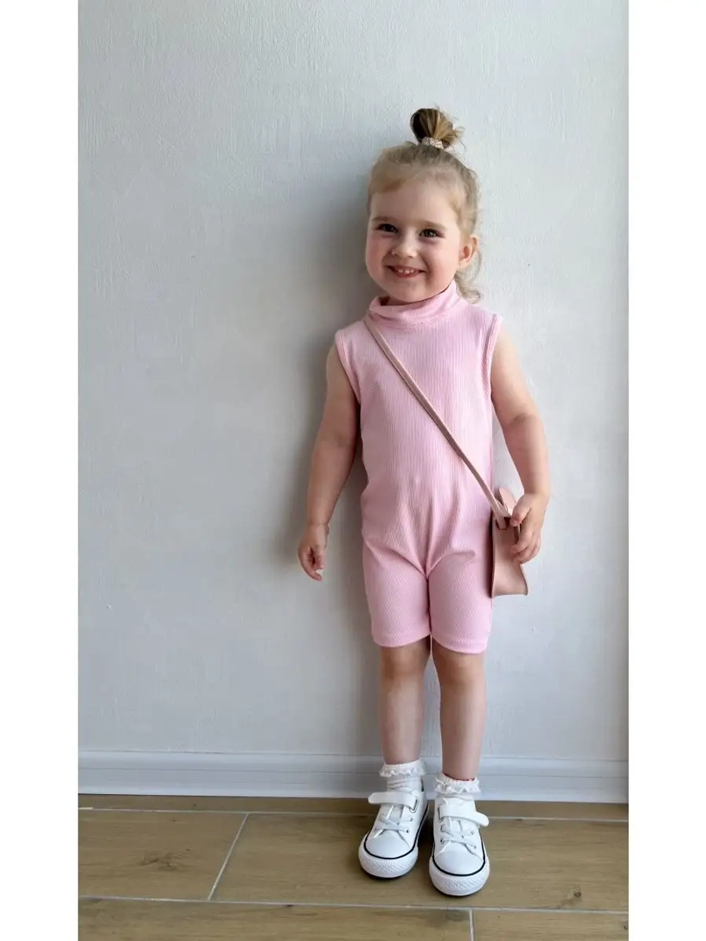 Комбинезон летний в рубчик