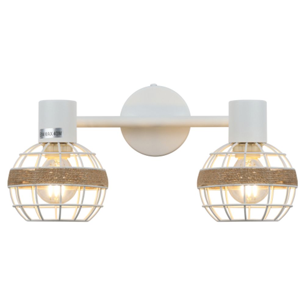 Светильник настенно-потолочный спот Rivoli   7034-702 2 x E14 40 Вт поворотный