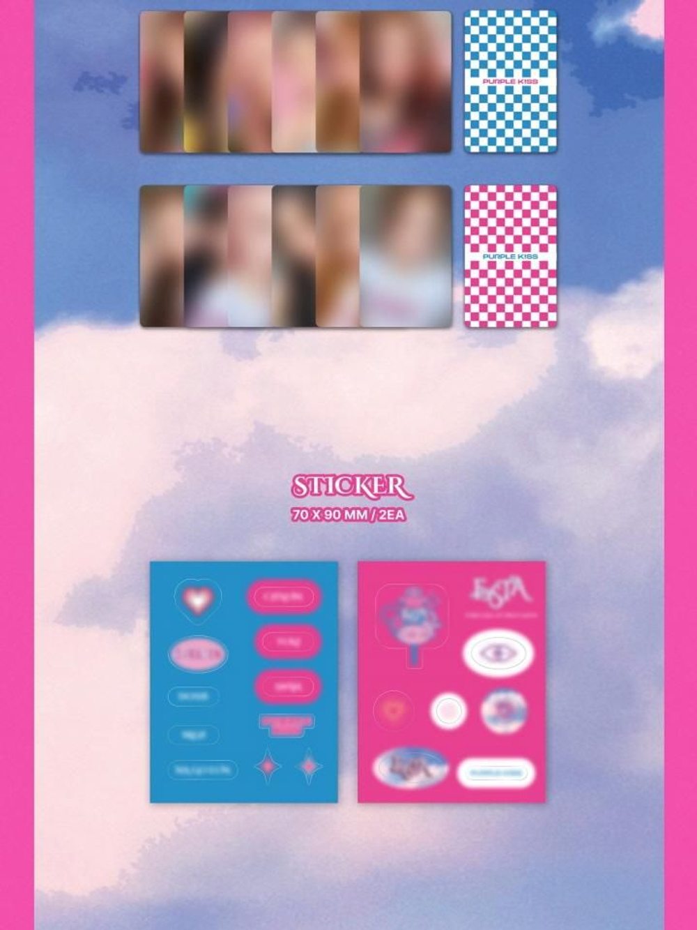 Альбом PURPLE KISS - FESTA 1st Single Album POCAALBUM Version