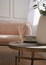 Аромадиффузор с натуральным камнем "Розовый кварц" и ароматом "Северная клюква"