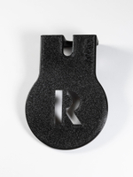 Настенный кронштейн-полка для Яндекс станций (Алиса) Лайт 2, черный, 3D печать, совместимость YNDX-00026