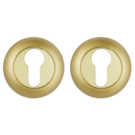 Накладка под цилиндр ET.R.TL54 (ET TL) SG/GP-4 матовое золото/золото