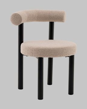 Стул обеденный Tomo бежевый букле