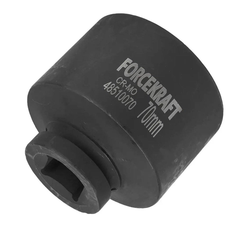 Головка ударная глубокая 1'', 70мм (6гр) FORCEKRAFT FK-48510070