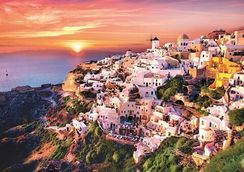 Puzzle "1000" - Sunset over Santorini / 500 px