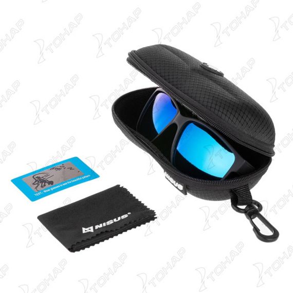 Очки поляризационные в жест.чехле (N-OP-PF2015-B) Nisus