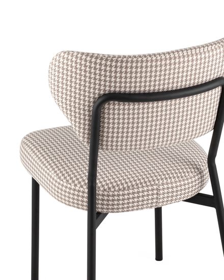 Стул Билл гусиная лапка бежевый 2 шт.