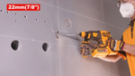 Аккумуляторный бесщеточный перфоратор SDS-Plus INGCO CRHLI212282 INDUSTRIAL 20 В 2 Дж 2x4 Ач