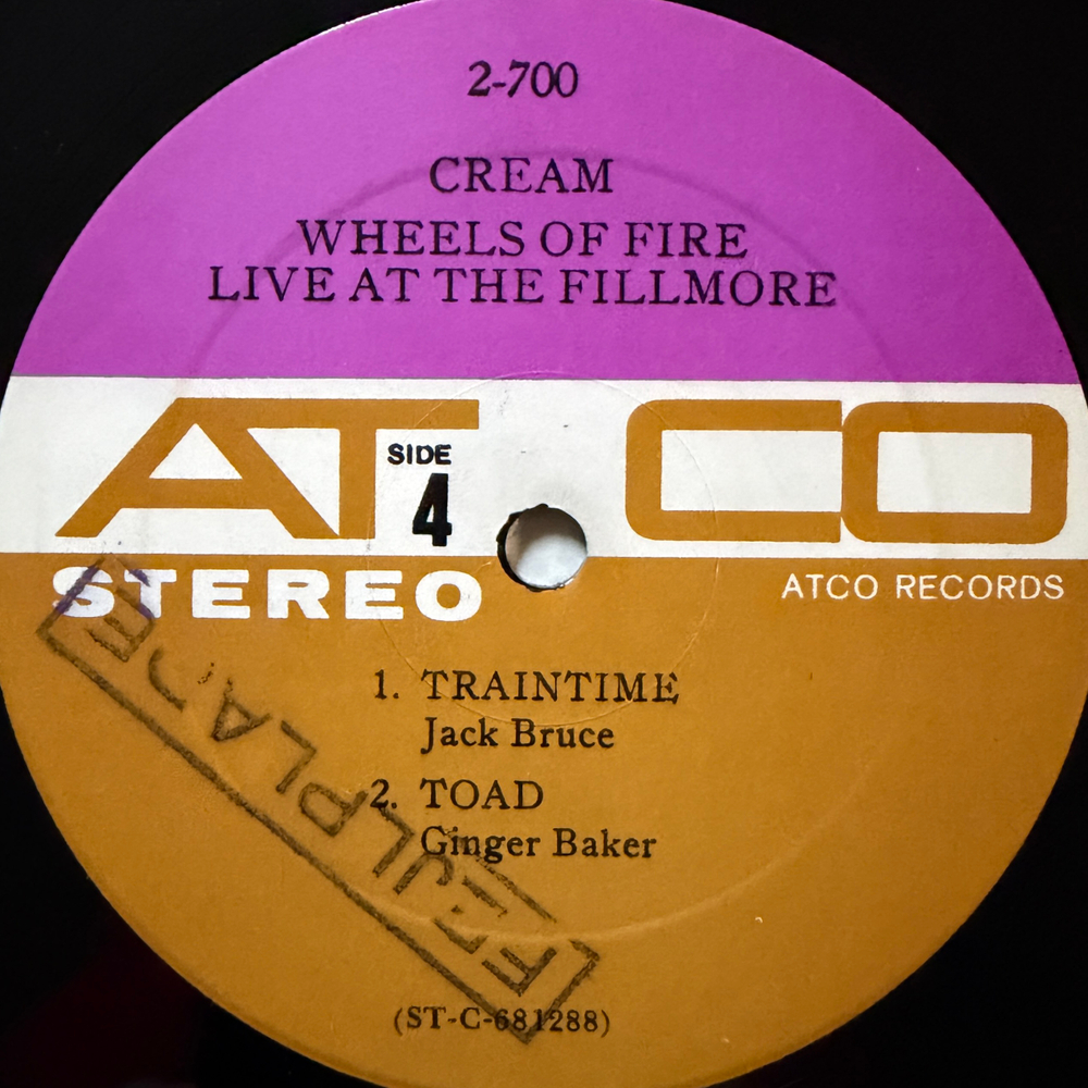 Cream ‎– Wheels Of Fire 2LP (США 1968г.) Т