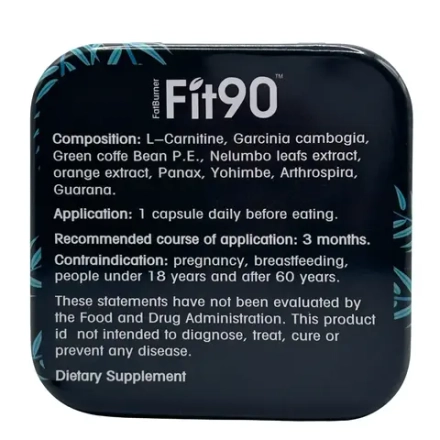 Fit 90 капсулы для похудения бедер и живота