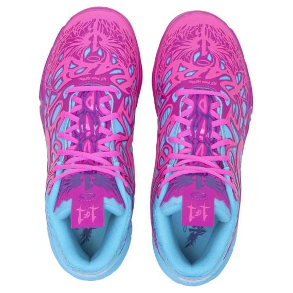 PUMA MB.04 Баскетбольные кроссовки MID Топ Голубой и розовый Фиолетовый Мужские