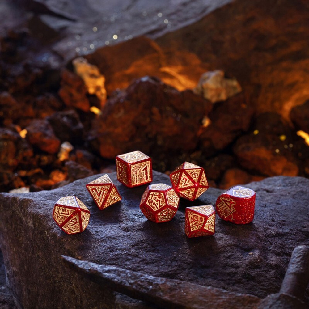 Dwarven Dice Set: Jewels