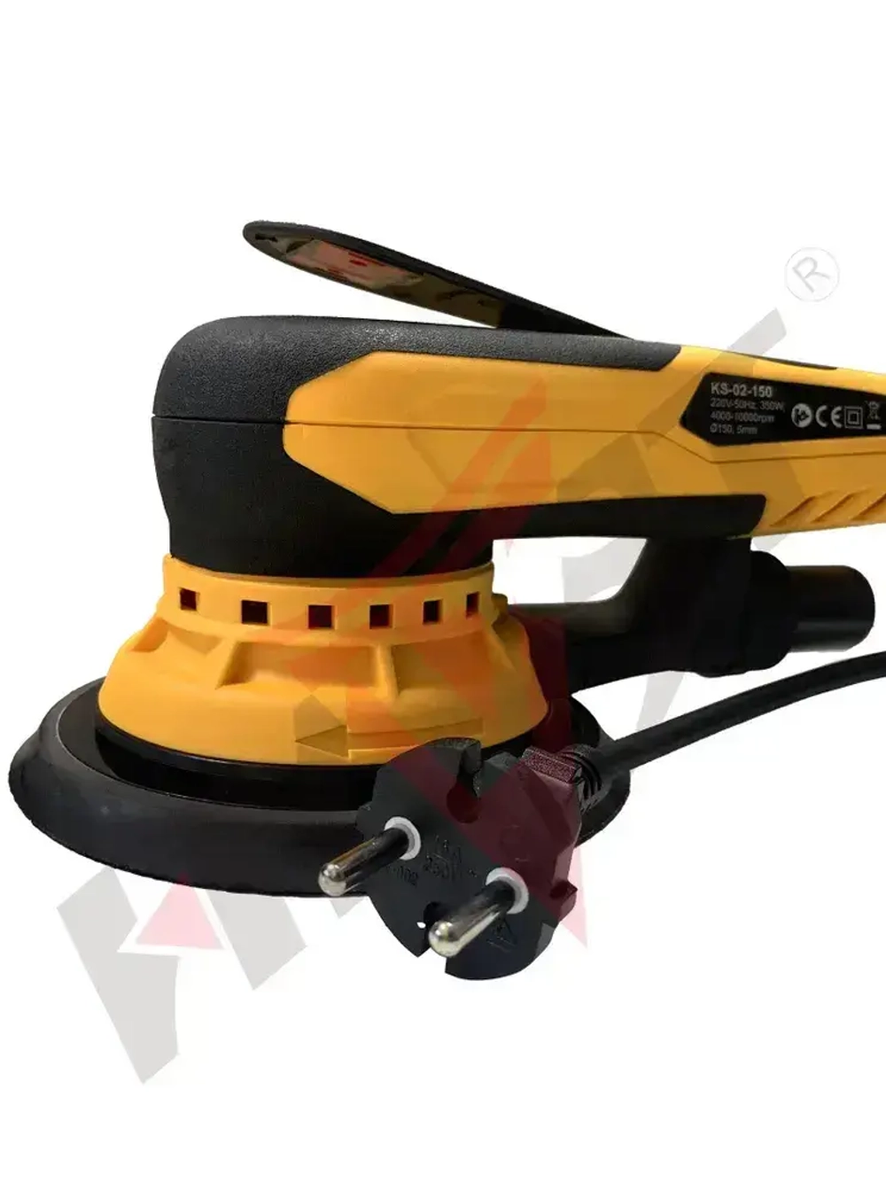 Затирочная машина HYVST ks-02-150-5.0(ход 5,0мм) Электрическая эксцентриковая бесщеточная шлифмашинка