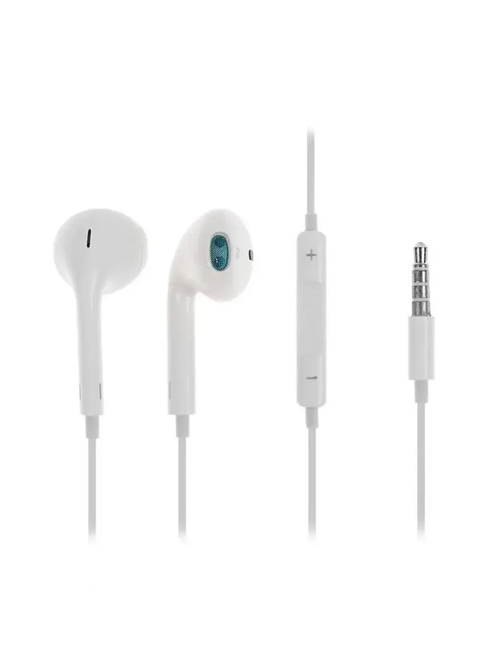 Наушники Luazon W-30, вкладыши, микрофон, белые
