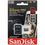 Флеш карта SanDisk Extreme PRO microSDXC™ UHS-I - 256 ГБ 200/140MB/s