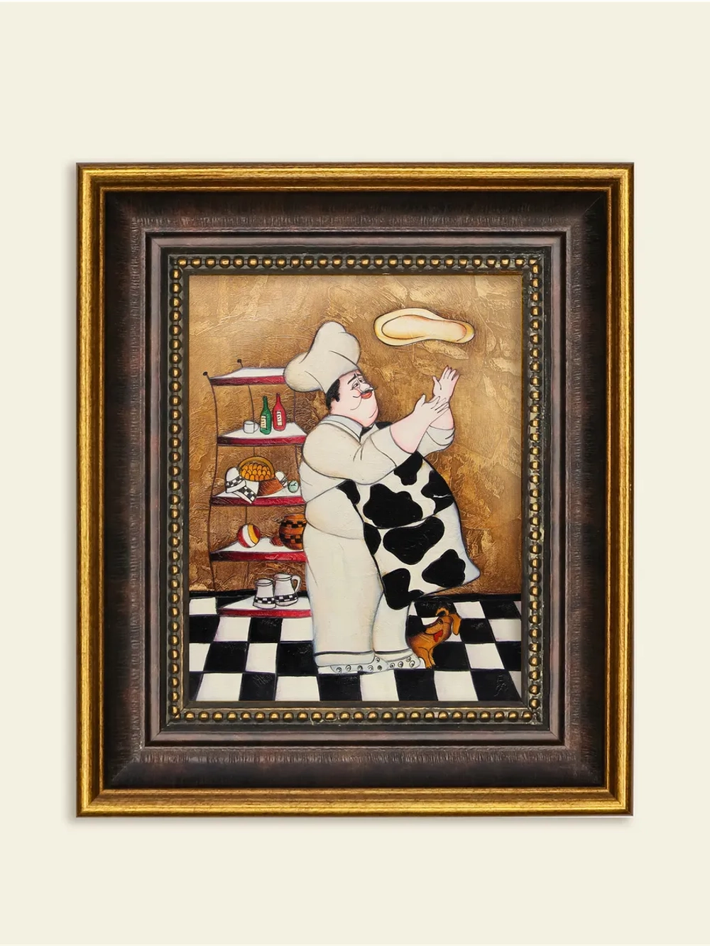 Картина настенная интерьерная в багетной раме 18*21 см