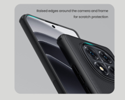 Чехол усиленный от Nillkin c встроенным круглым магнитом для Xiaomi Redmi Note 14 Pro+ 5G, серия Super Frosted Shield Pro Magnetic Case