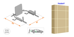 Брусья навесные со спинкой