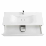 Тумба с раковиной Belbagno MARINO 120 подвесная Bianco Lucido