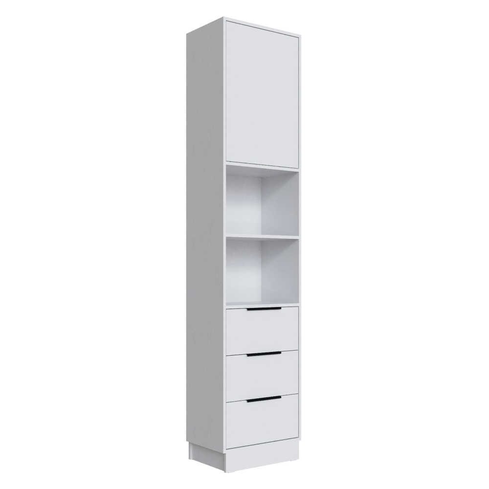 Шкаф Мадрид торцевой (0,35) с 3 ящ. белый