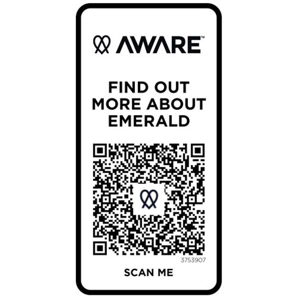 Emerald поло унисекс с коротким рукавом из переработанных материалов Aware™.