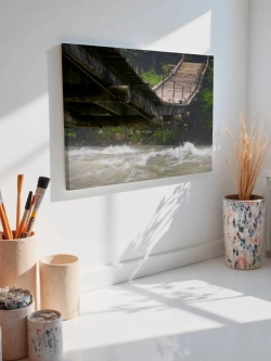 Картина на стену 40 X 50 Подвесной мост