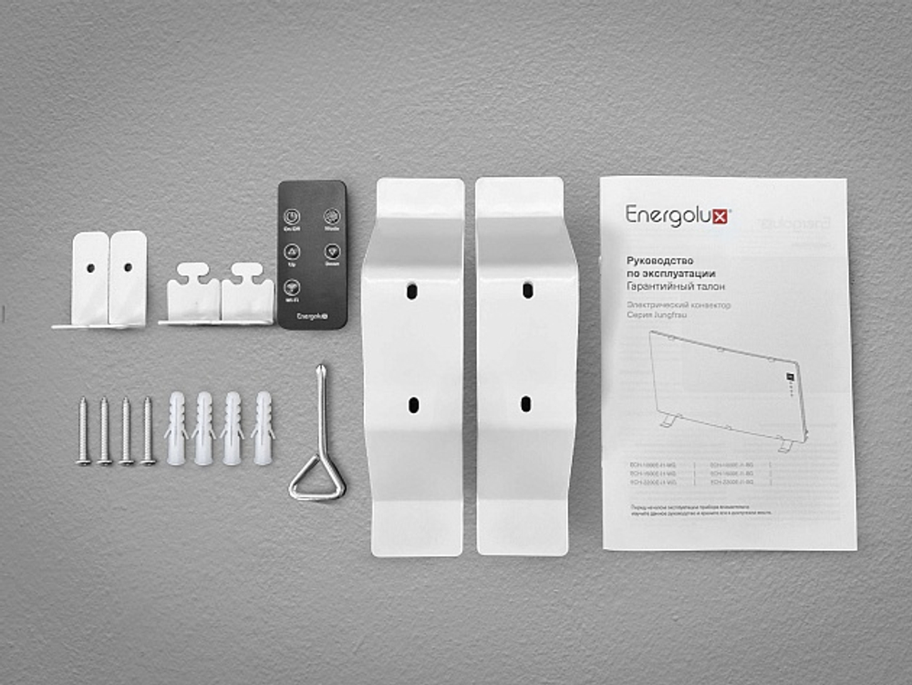 Конвектор со стеклокерамической панелью Energolux Jungfrau ECH-2200E-J1-BG