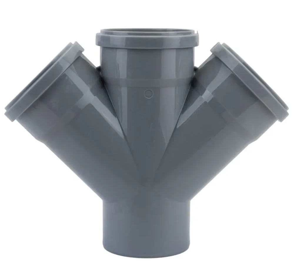 Крестовина  одноплоскостная ВК ПП 110/110/110х45, короб, серый,РТП (14/1)