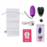 Виброяйцо Ocean Breeze 2.0 с пультом ДУ фиолетовое от Adrien Lastic