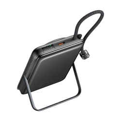 Внешний АКБ McDoDo, MagSafe+Watch,10000mAh Встроеный кабель + Подставка