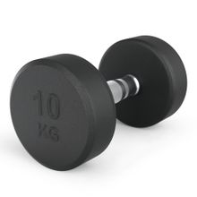 Гантель UNIX Fit PRO круглая обрезиненная 10 кг, 2 шт.