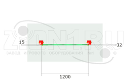 Ограждение детской площадки Лесной мир У1 ОГД056 для улицы