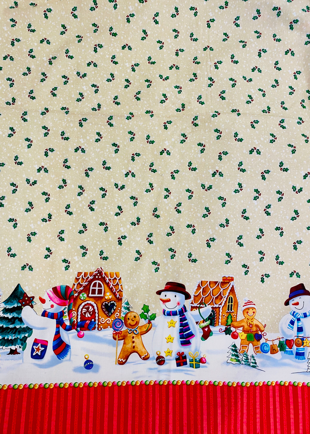 Ткань Новогодняя 100% хлопок. ш-110см цена за 1 м. (Италия)