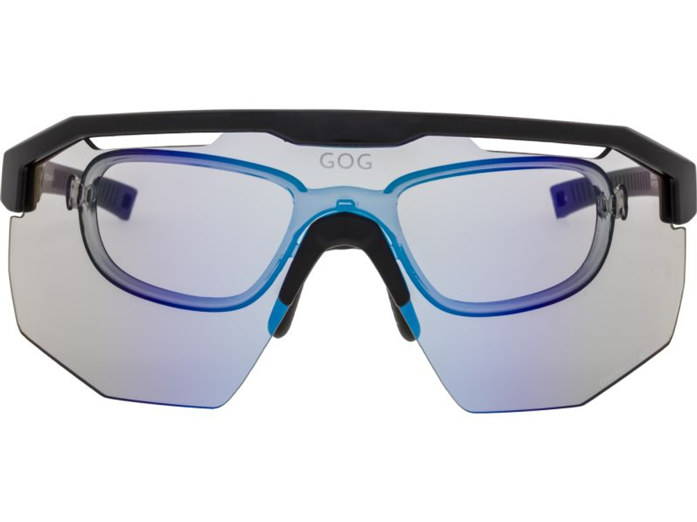 Спортивные очки с диоптриями GOG Argo С / Black-Grey / Photochromic Blue Lens