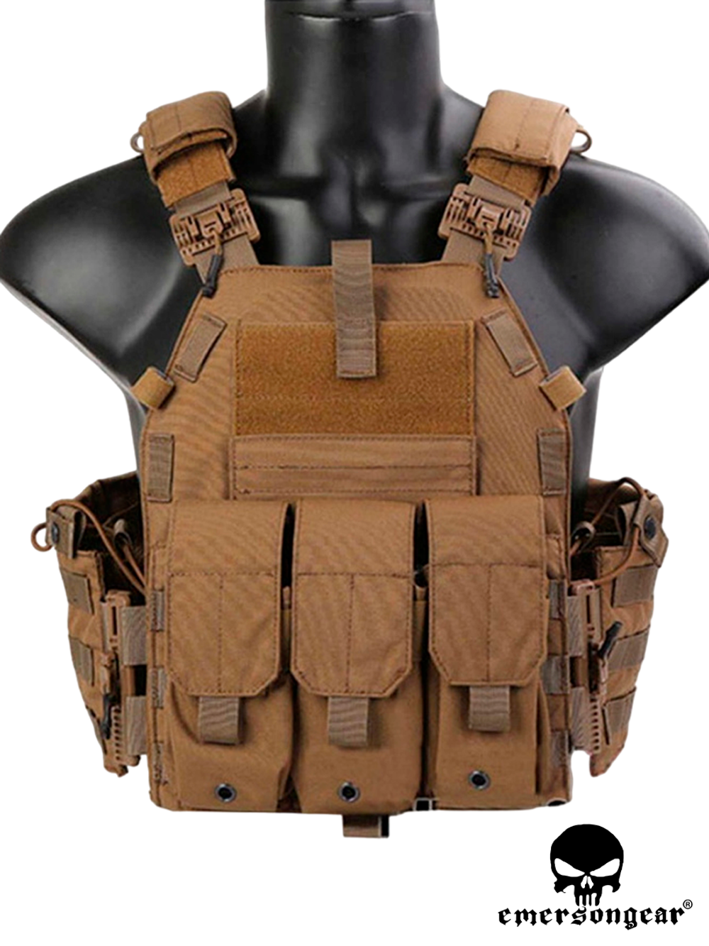 Бронежилет EmersonGear Quick Release 094K Style Plate Carrier (EM7405CB). Койот