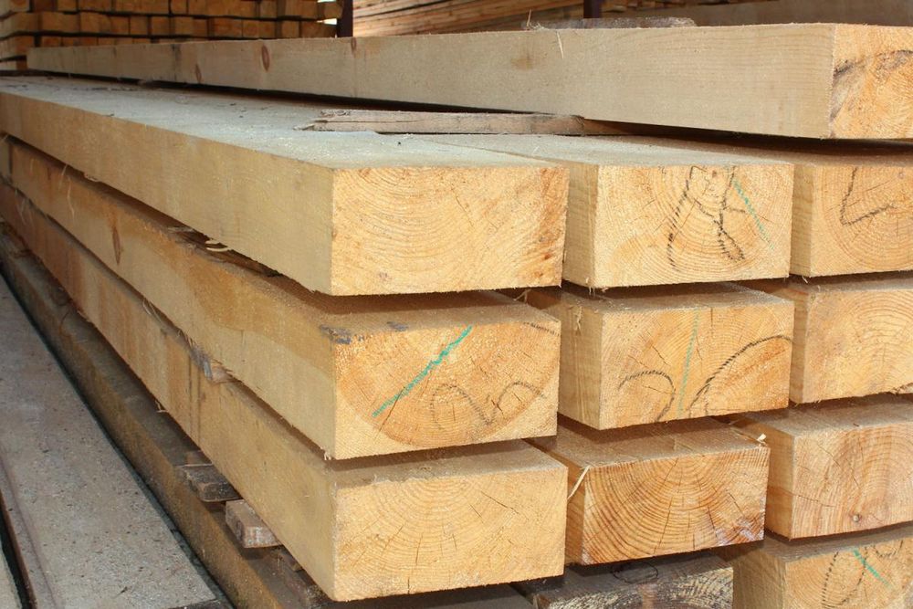 Брус 150х200х6000 Сосна Сухой нестроганый