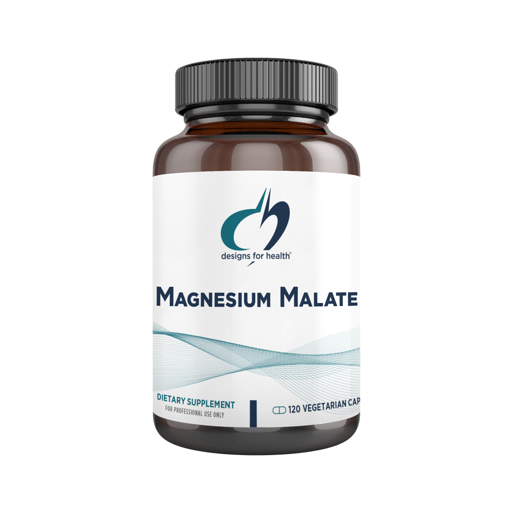Designs For Health - MMC120 - Magnesium Malate 120 capsules