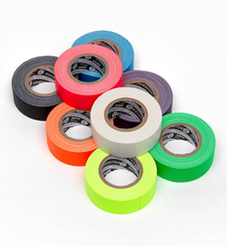 Профессиональный тейп 120mesh @trueGAFF 25мм/9м -  Белый /на тканевой основе для киносъемок и сцен тип Gaffer Pro tape /