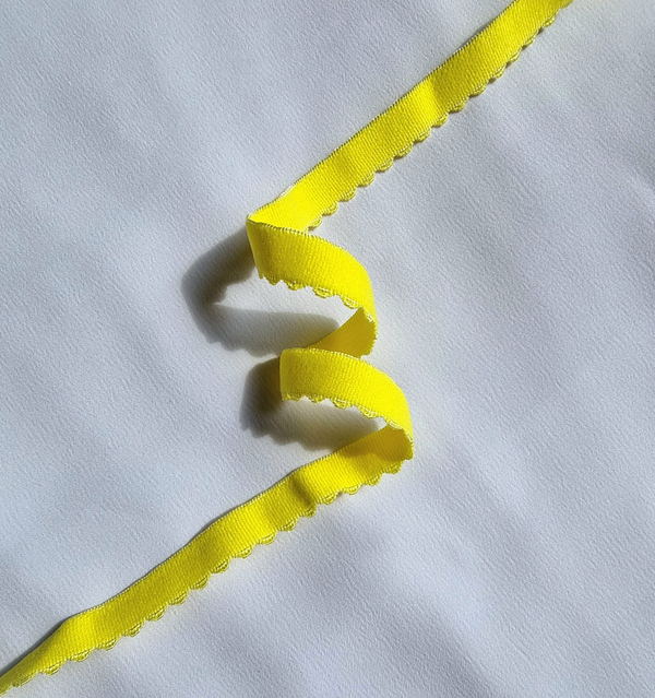 Ажурная становая резинка 12 мм подсолнух