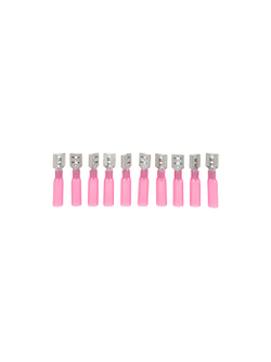 Разъемы плоские РПИ-М(н) 0.5-1.5 AWG(22-16) b=6.6мм (10шт) красные, , Max Вт ARNEZI A0110117