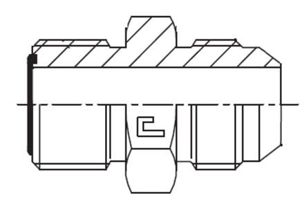 Адаптер AS D18-20 ORFS 1.3/16 - JIC 1.1/16