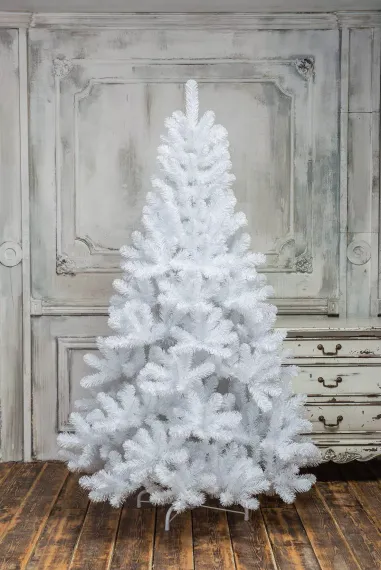 Искусственная елка Жемчужная белая 350 см., мягкая хвоя, ЕлкиТорг (16350)