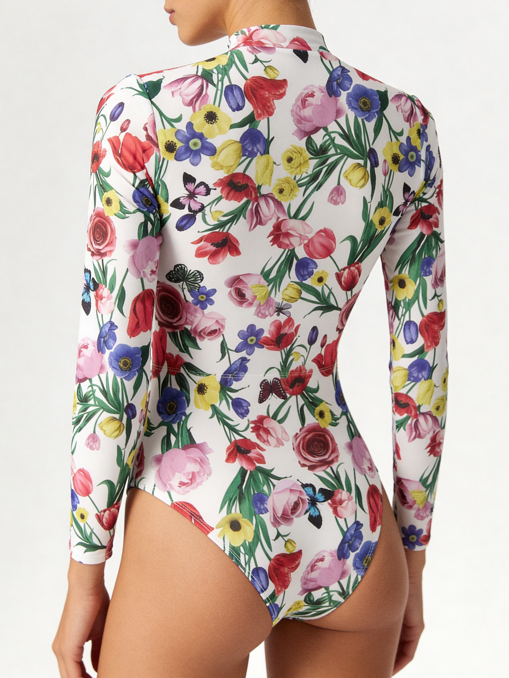 Купальник Сетка с молнией Шанхай