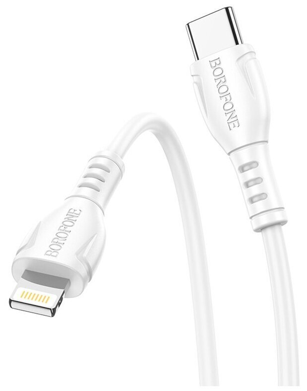 Кабель iPhone Lightning BOROFONE BX51 1м, 2.4A.  белый