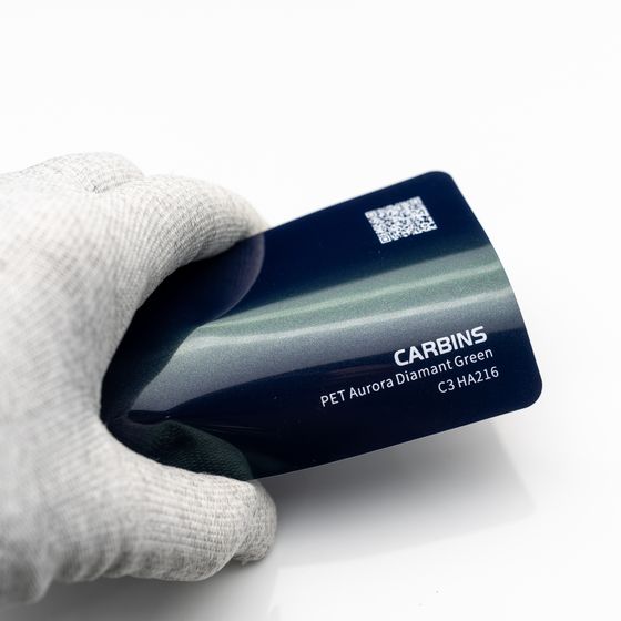 Веер образцов виниловой цветной пленки Carbins