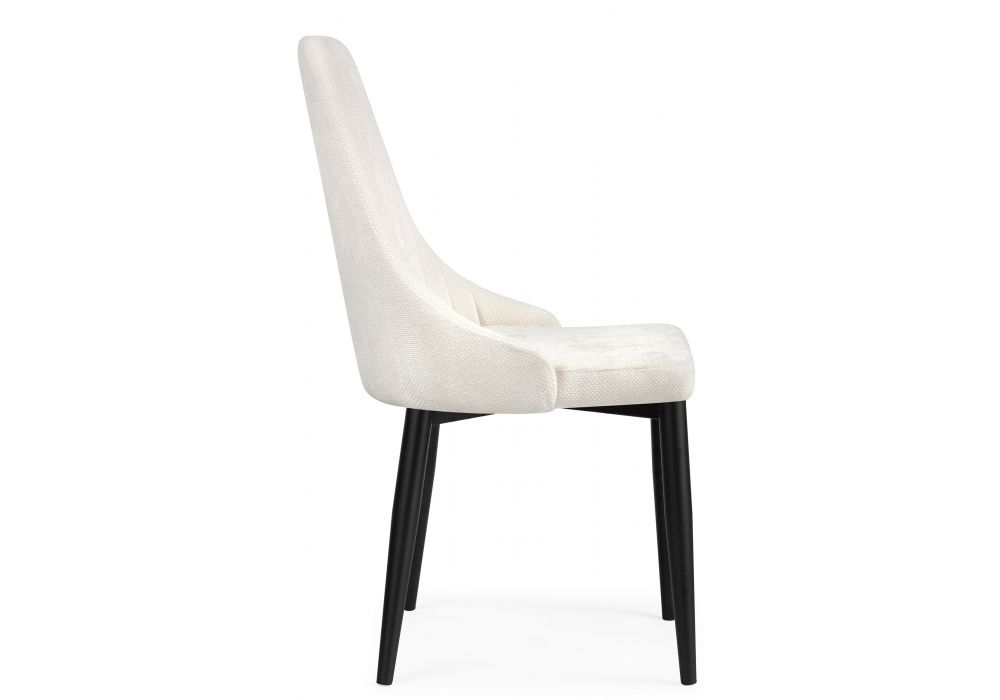 Стул на металлокаркасе Kora white / black