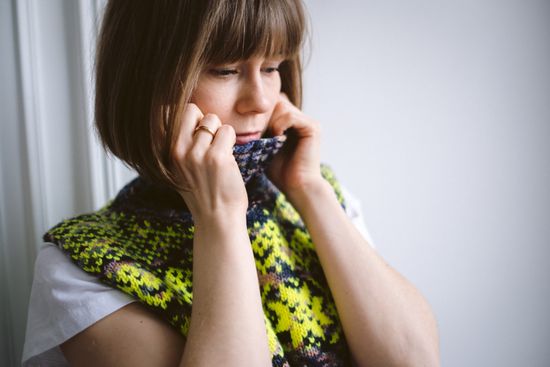 Рецепт № 8 "Манишка с бахромой"